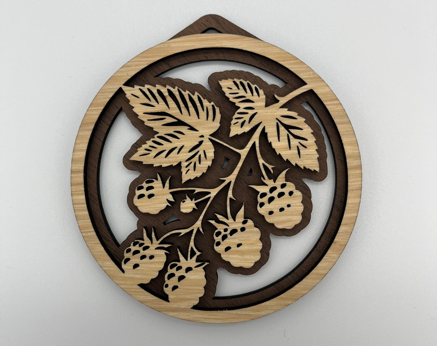 Wood Ornaments - “Flora” - Plant Themed